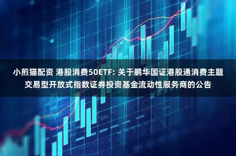 小煎猫配资 港股消费50ETF: 关于鹏华国证港股通消费主题交易型开放式指数证券投资基金流动性服务商的公告